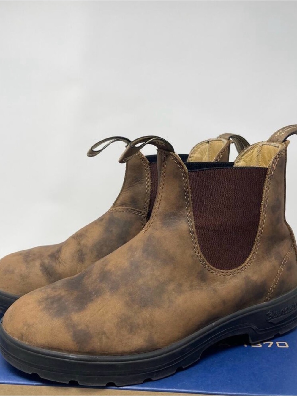 Blundstone Brown Leather Chelsea Boots (AU 4.5)